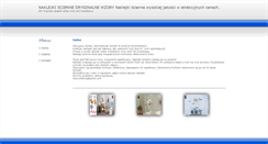 Desktop Screenshot of naklejkiscienne.ewizytowki.com