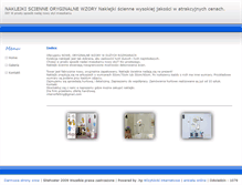 Tablet Screenshot of naklejkiscienne.ewizytowki.com