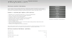 Desktop Screenshot of ewizytowki.com